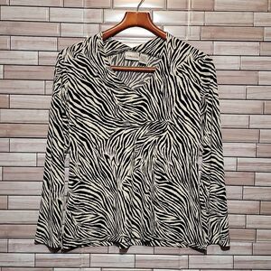 Chicos zebra striped top